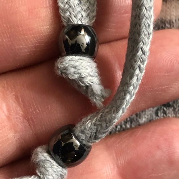 COLDWATER CREEK Women’s Soft Grey Stripe Long Sleeve Dress With Pockets Size XL - Picture 9 of 12